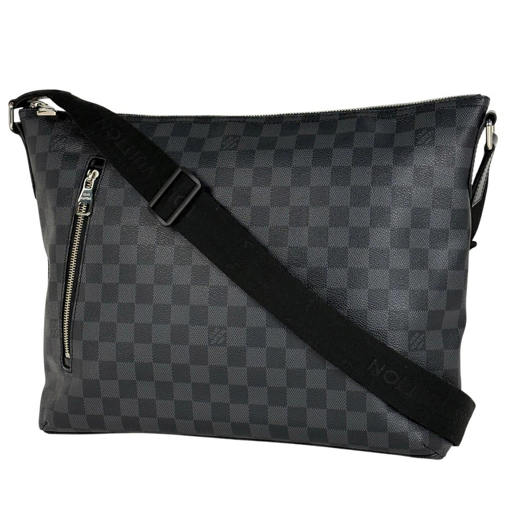 Louis Vuitton Mick Shoulder Bag Damier Graphite Black